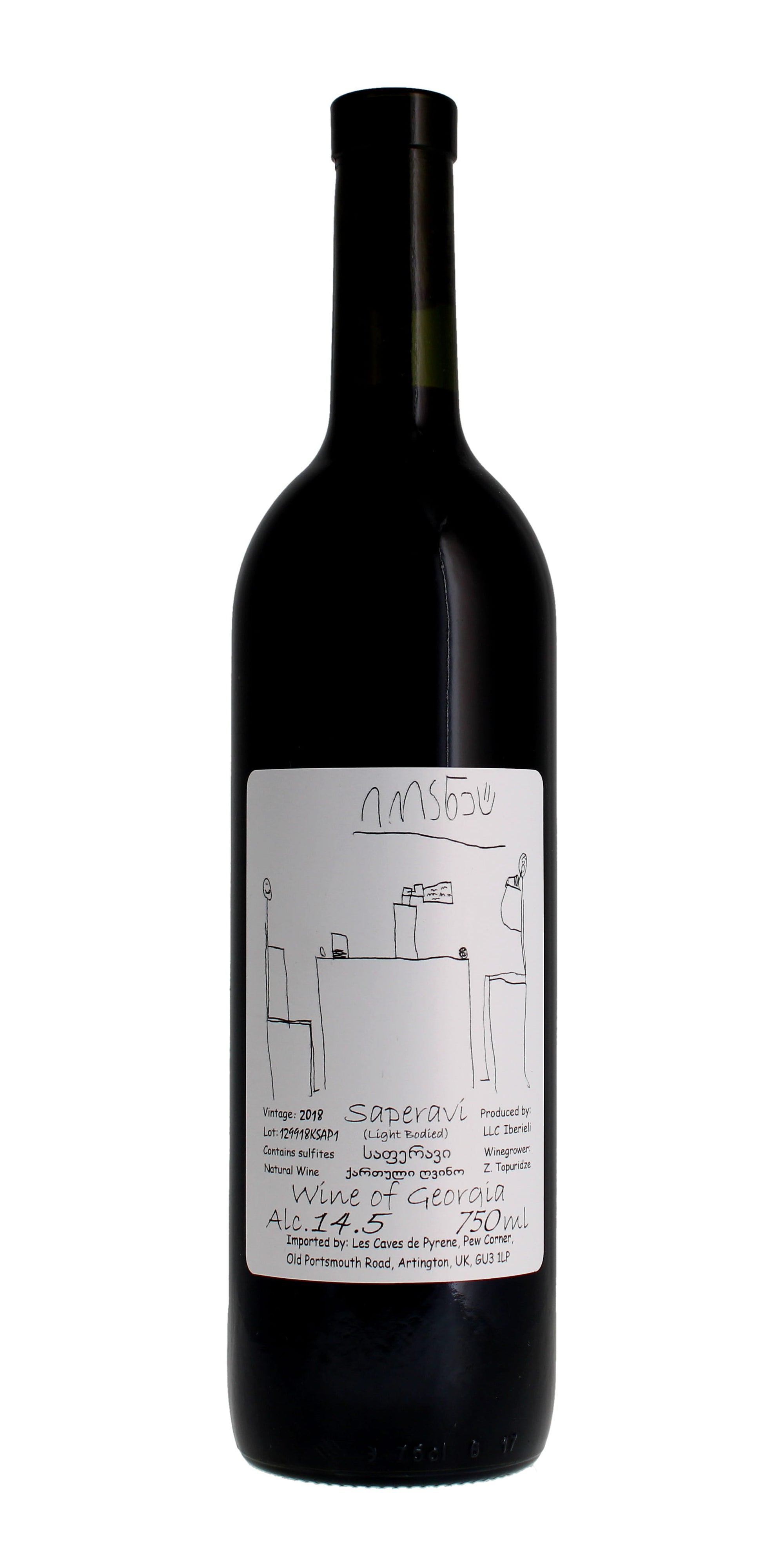 Iberieli - Zurab Topuridze Saperavi, Kakheti, Georgian Republic 2018