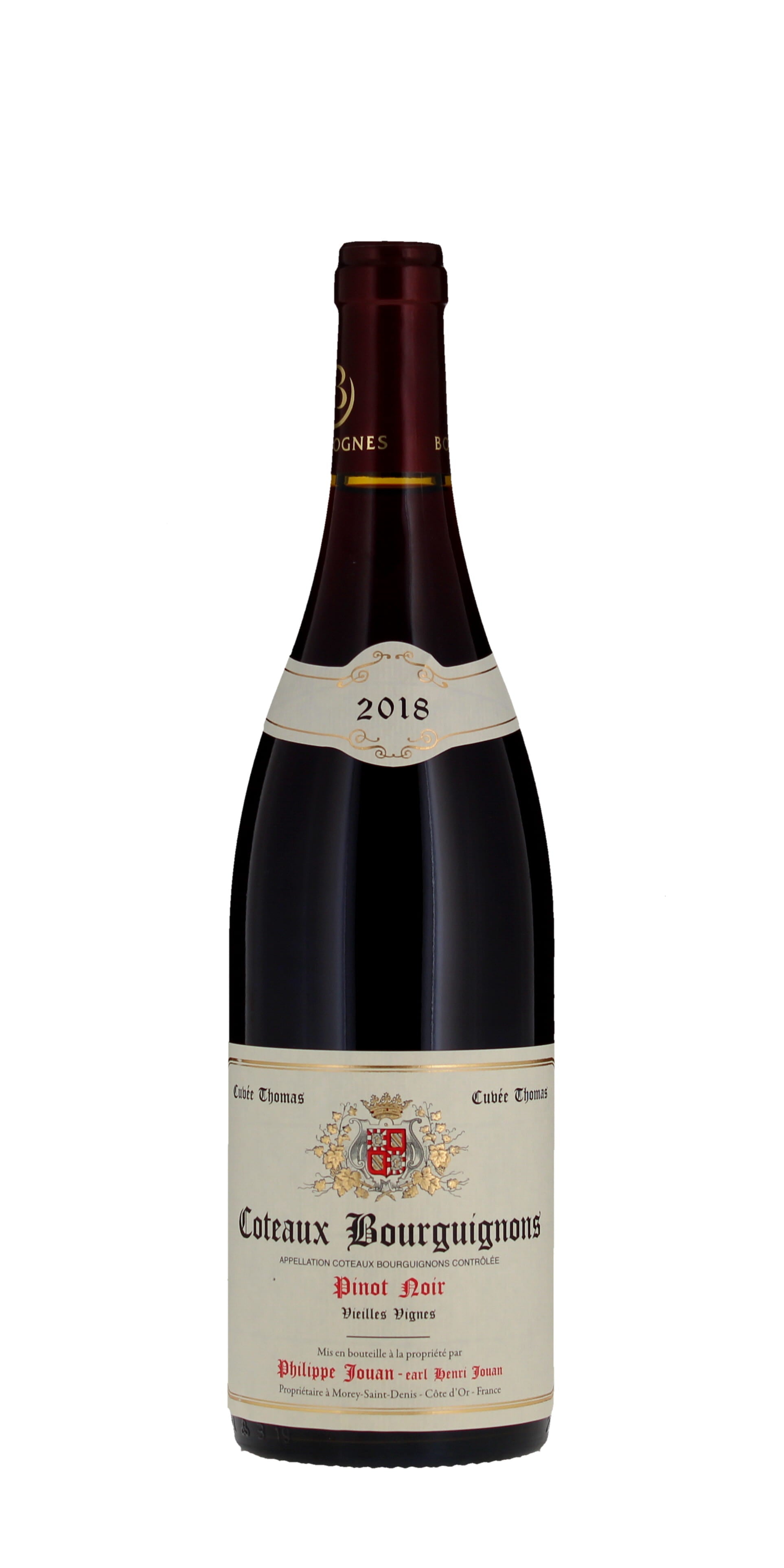 Henri & Philippe Jouan, Coteaux Bourguignons, Cuvee Thomas VV, 2018