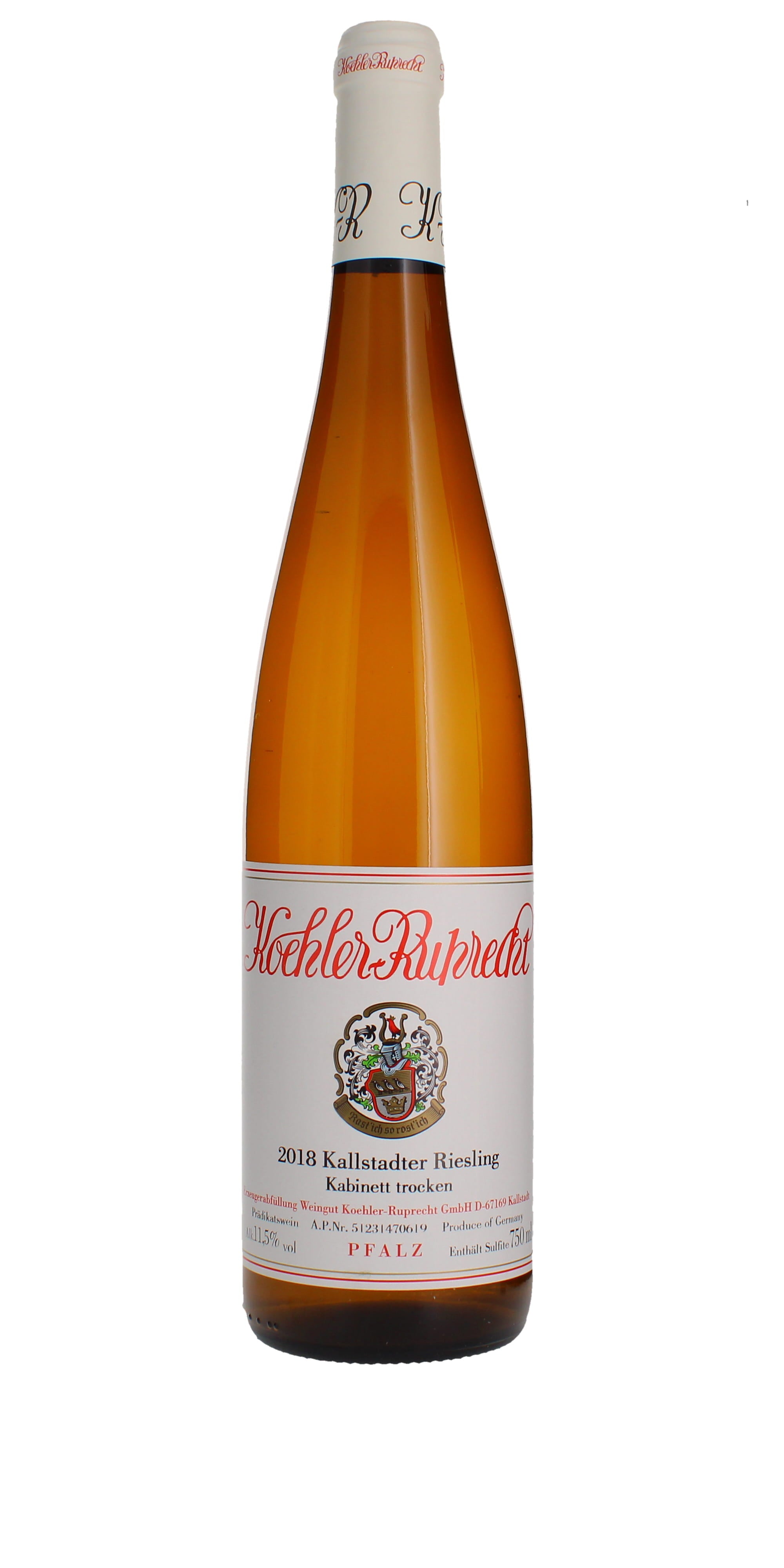 Koehler-Ruprecht Kallstadter Riesling Kabinett Trocken, Pfalz 2018