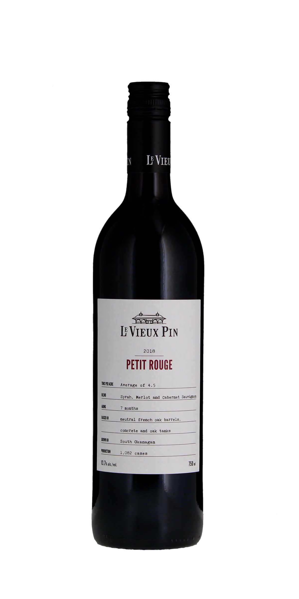 Le Vieux Pin Petit Rouge, Okanagan Valley, Canada 2018