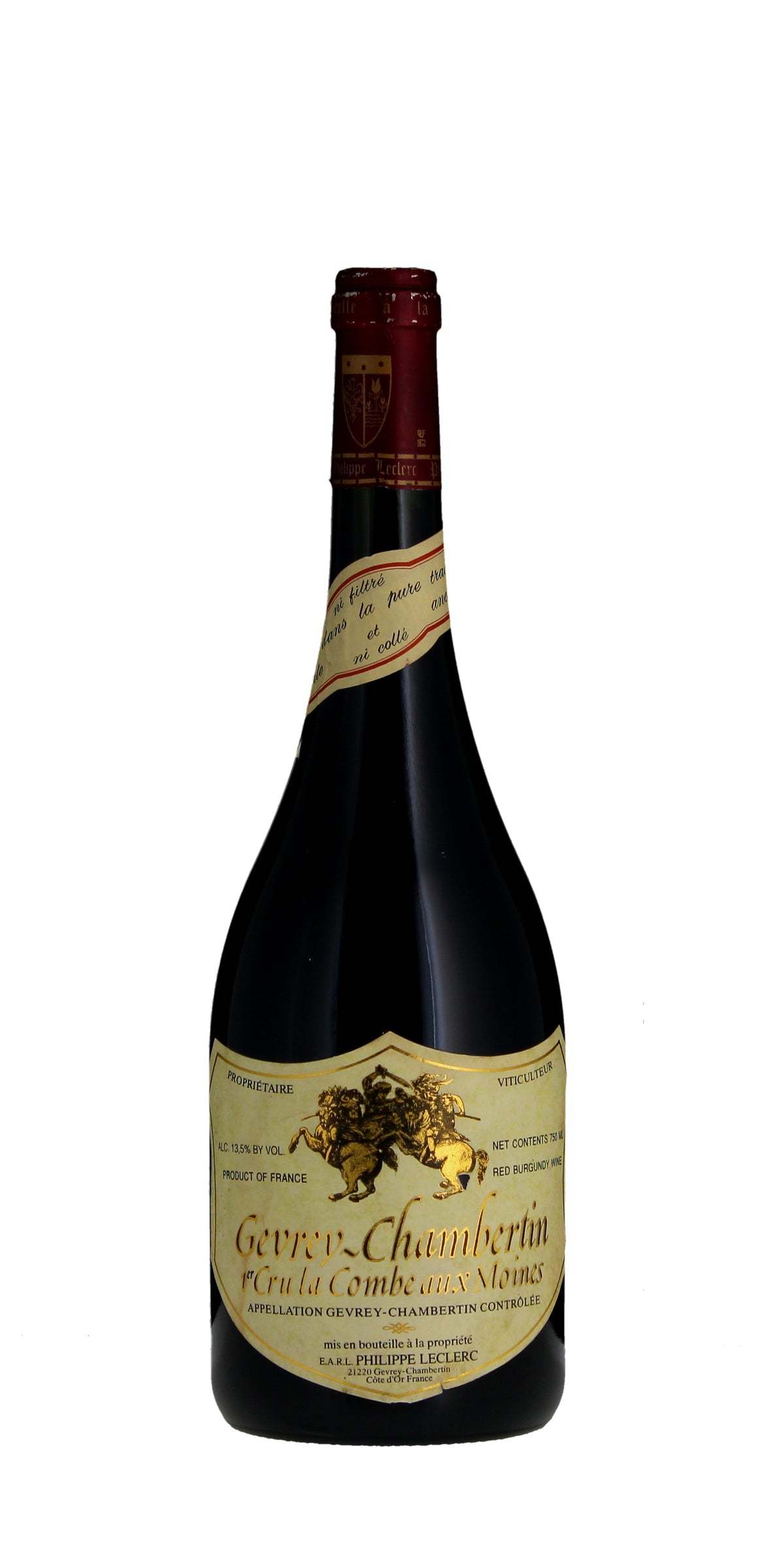 Leclerc, Gevrey Chambertain 1er Cru Combe aux Moines, 1996