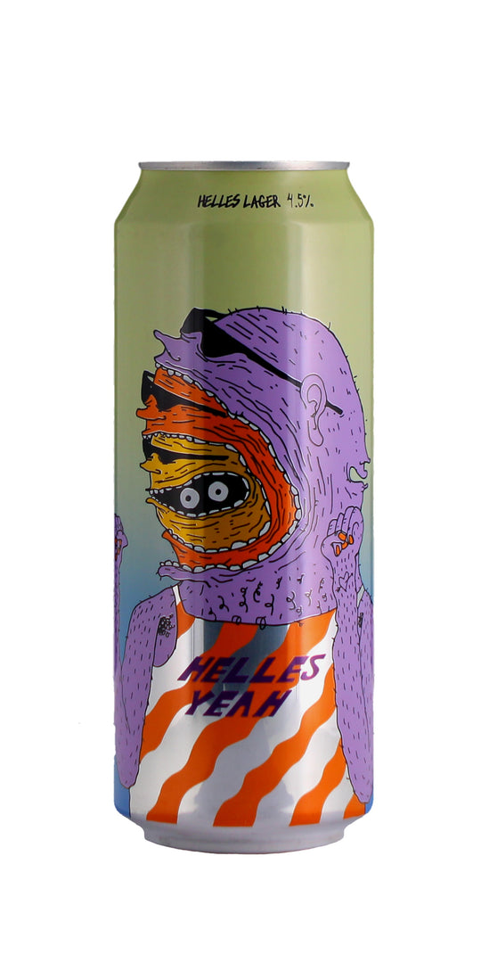 Lervig, Helles Yeah, Helles Lager, 500ml Can, 4.5%