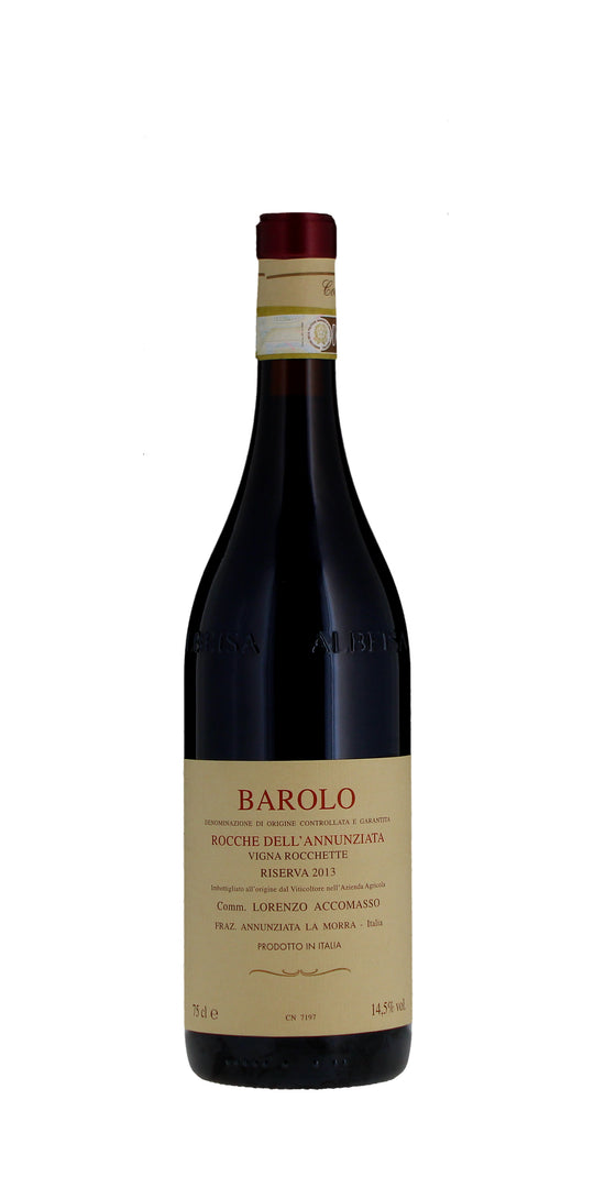 Cavalier Lorenzo Accomasso, Rocche dell'Annunziata, Vigna Rocchette, Barolo DOCG, 2013