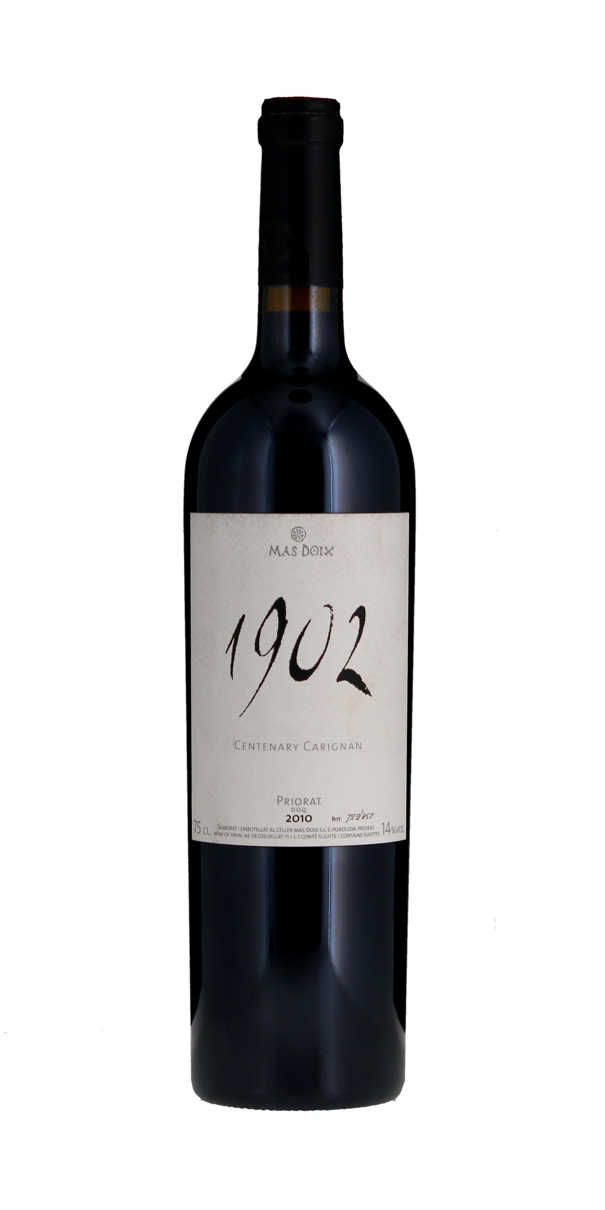 Mas Doix, 1902 Centenary Carignan, 2010