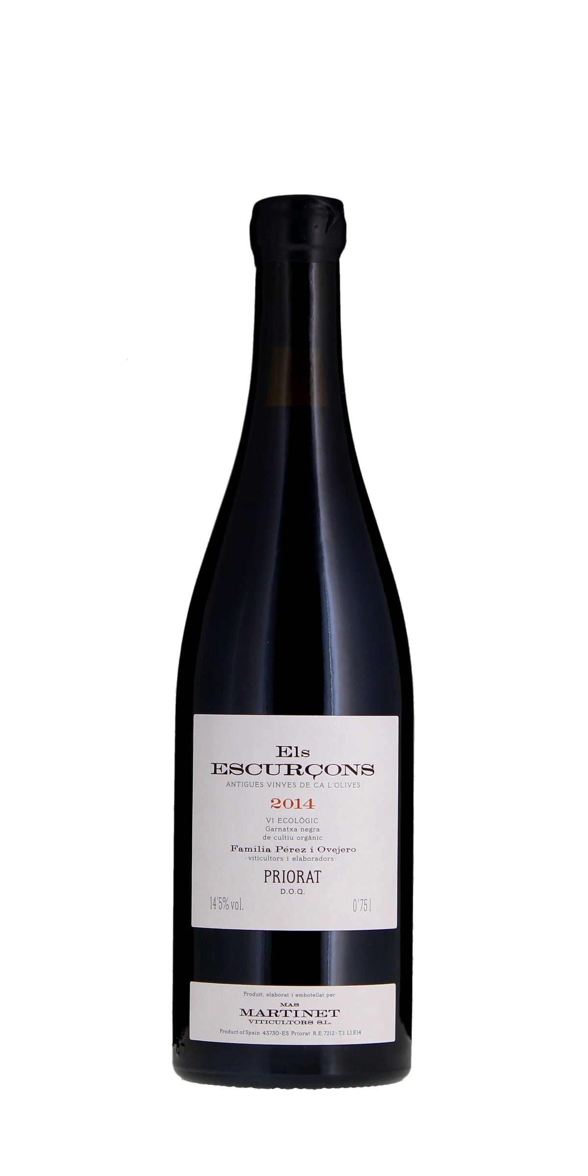 Mas Martinet, Els Escurcons, Priorat 2014