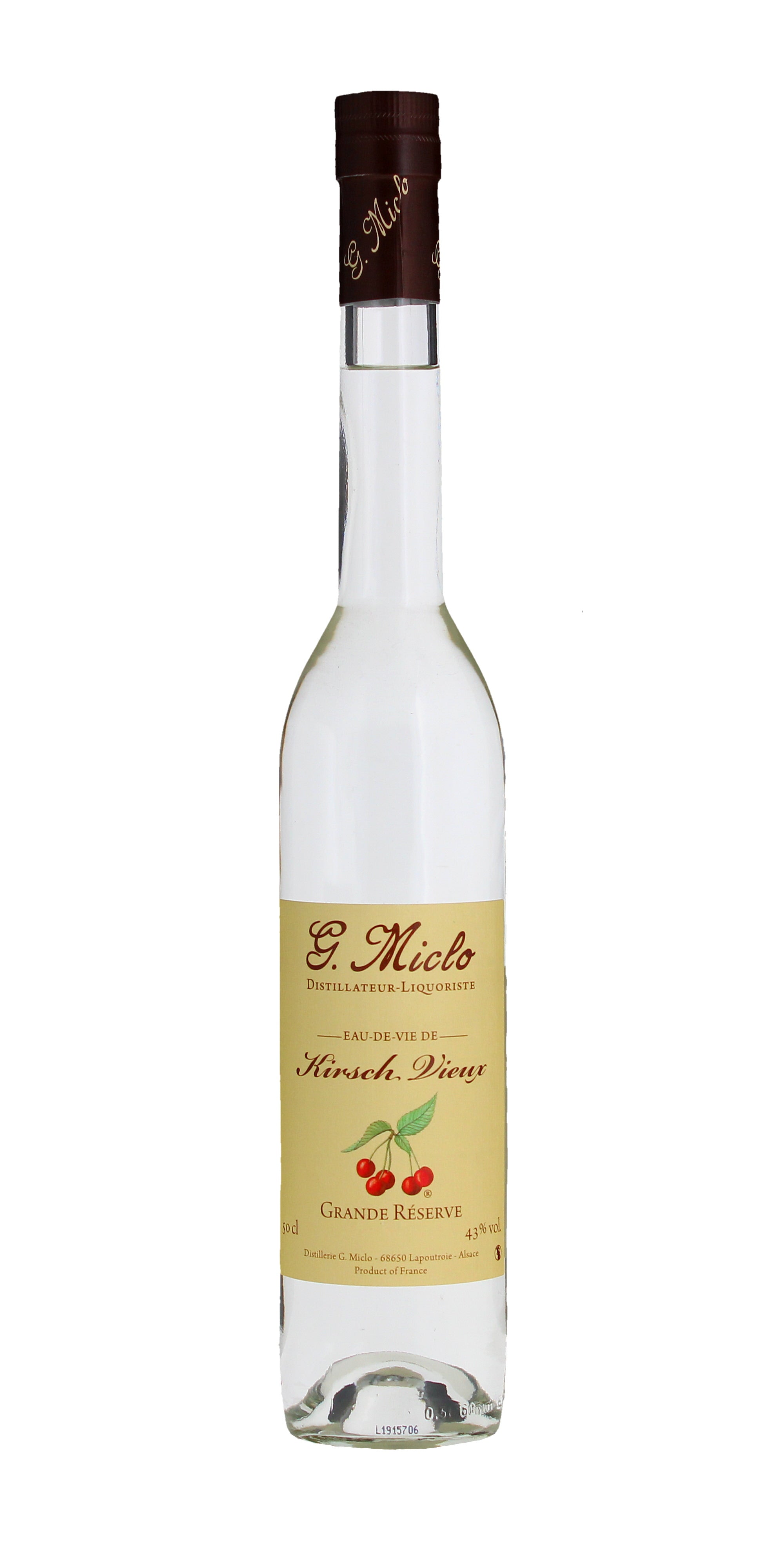 Miclo, Eaux de Vie Kirsch, Grand Reserve 70cl 43%