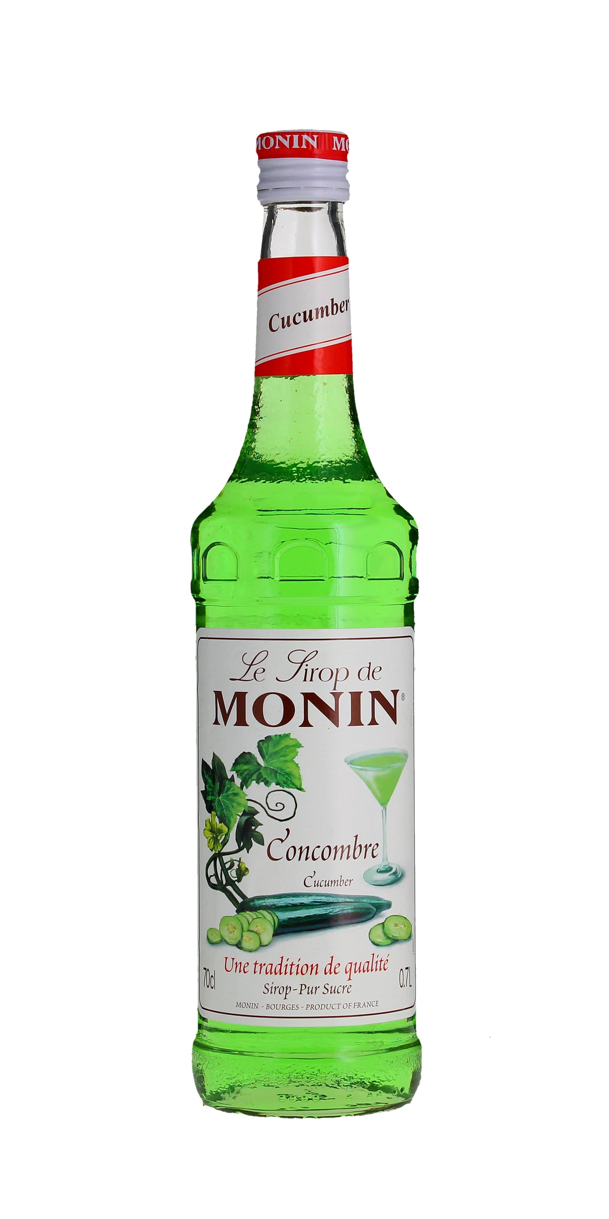 Monin Sirop de Concombre - Cucumber Syrup, France
