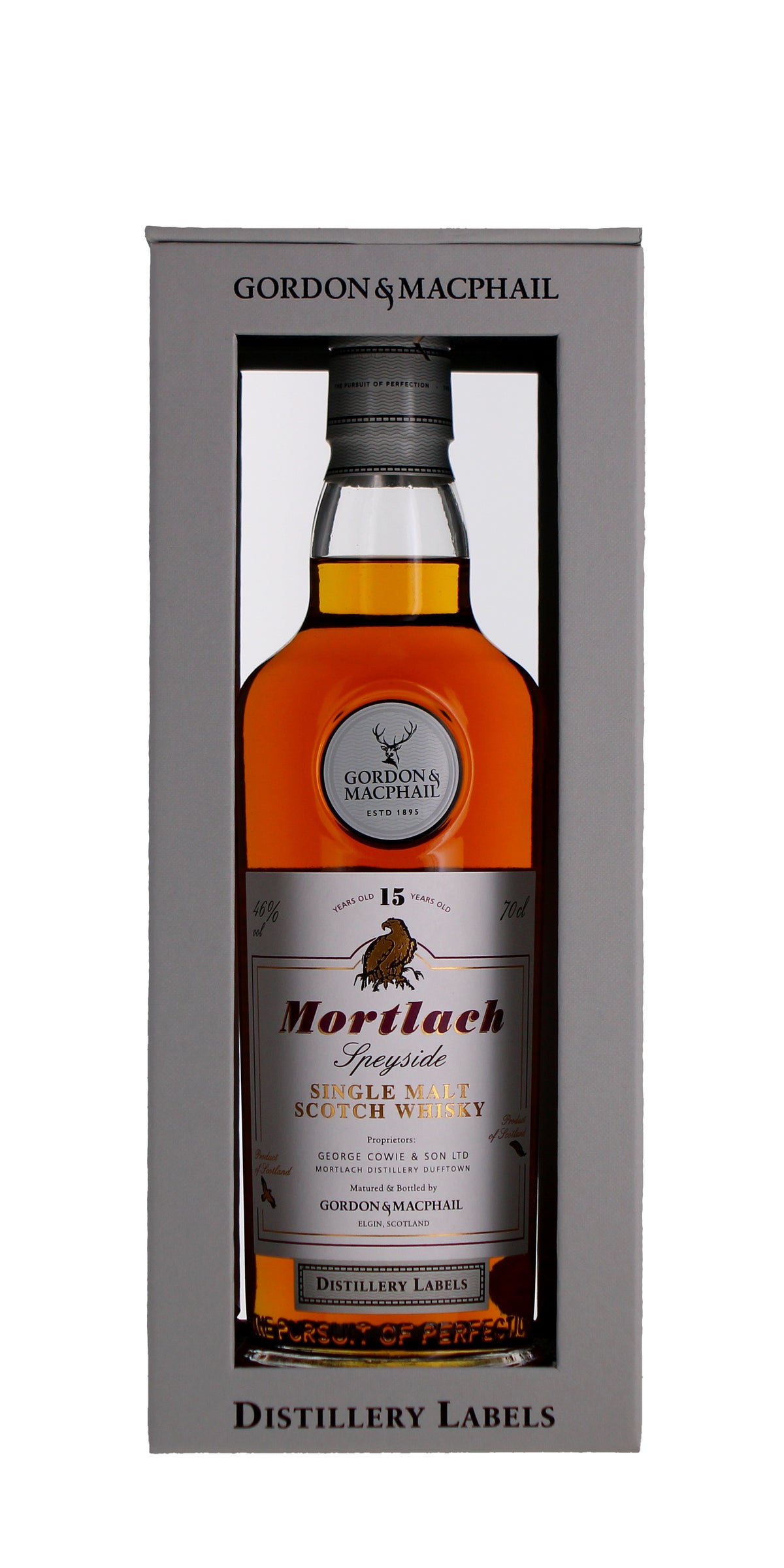 Gordon & MacPahil, Distillery Labels, Mortlach 15yr Speyside, 70cl