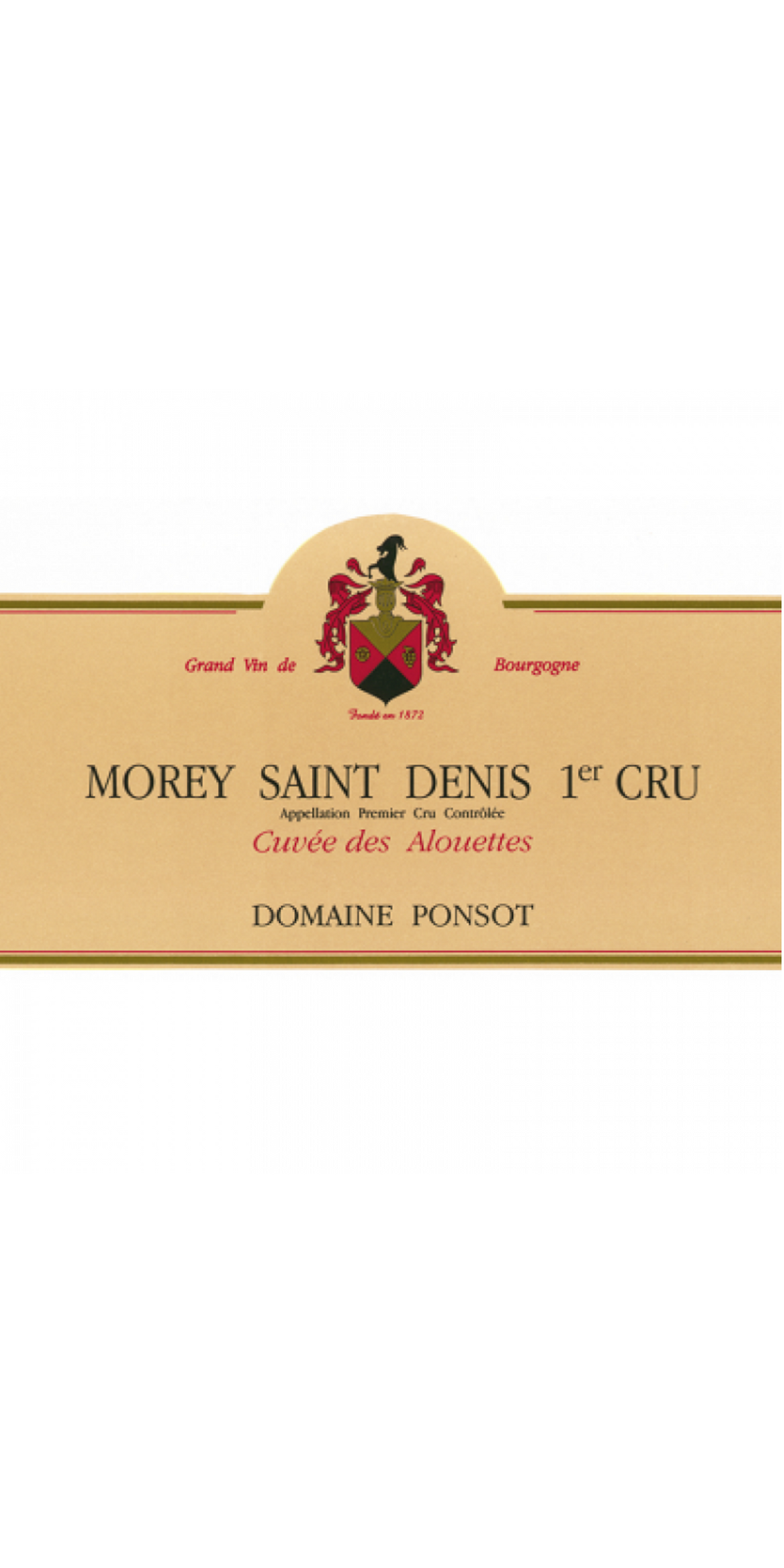 Domaine Ponsot Morey-Saint-Denis, Premier cru, Cuvee des Alouettes, Cote de Nuits, France 2016, 6x5cl, IB