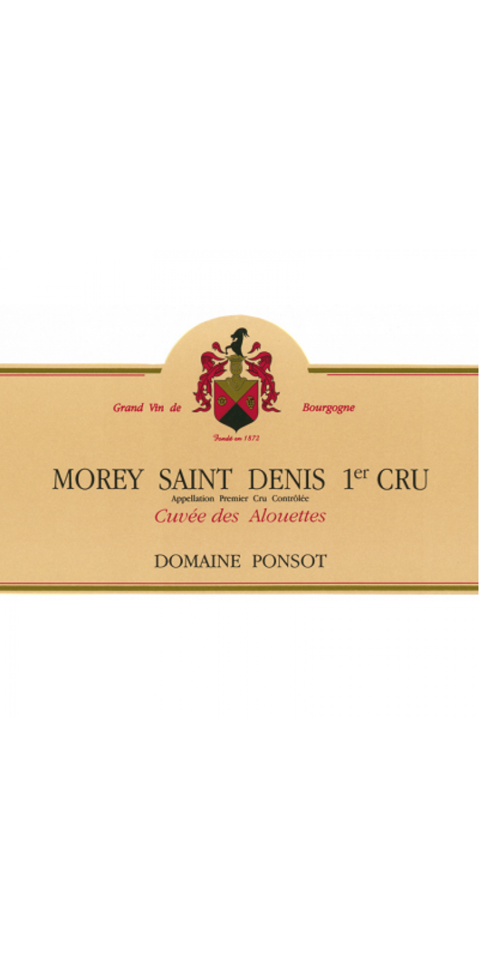Domaine Ponsot Morey-Saint-Denis, Premier cru, Cuvee des Alouettes, Cote de Nuits, France 2016, 6x5cl, IB