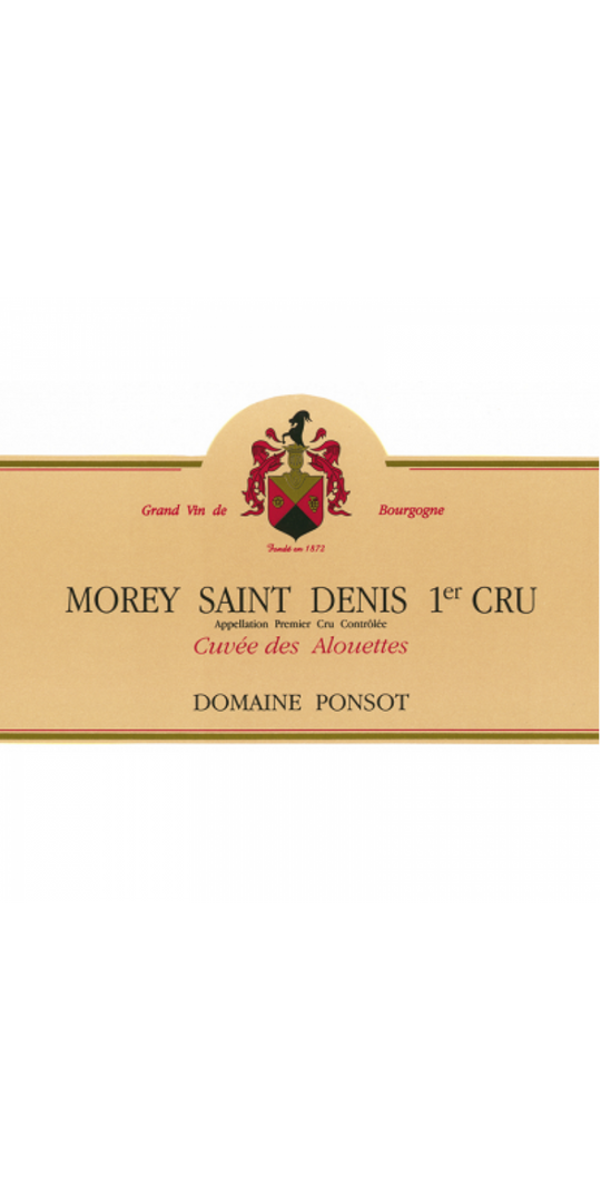 Domaine Ponsot Morey-Saint-Denis, Premier cru, Cuvee des Alouettes, Cote de Nuits, France 2016, 6x5cl, IB