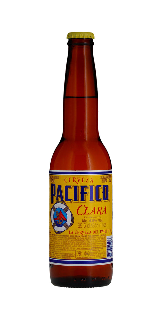 Pacifico Clara, Mexican Lager 4.5% 355ml Bottle