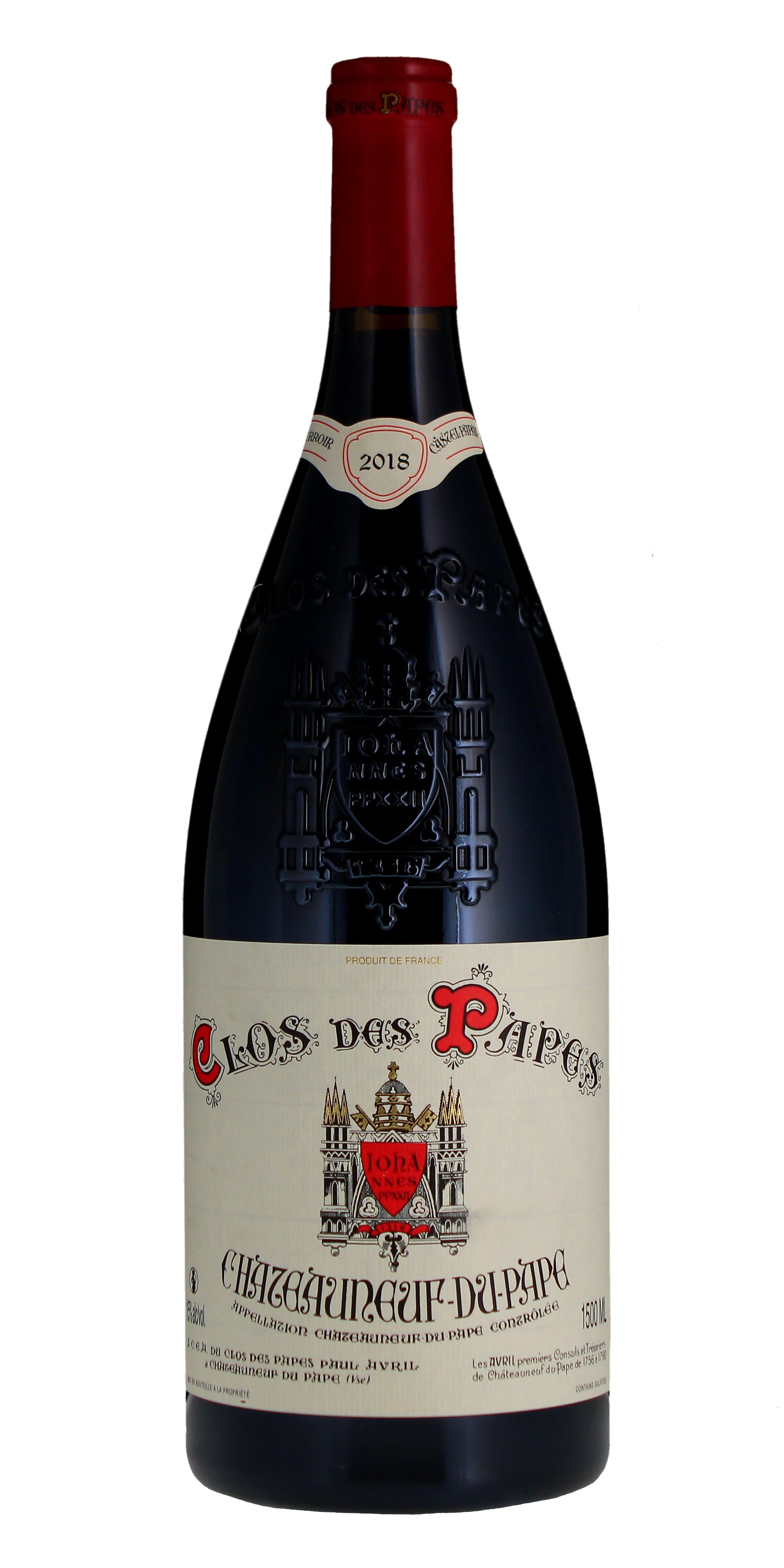 Paul Avril Chateauneuf du Pape, Clos des Pape, Rhone valley 2018, Magnum, 150cl