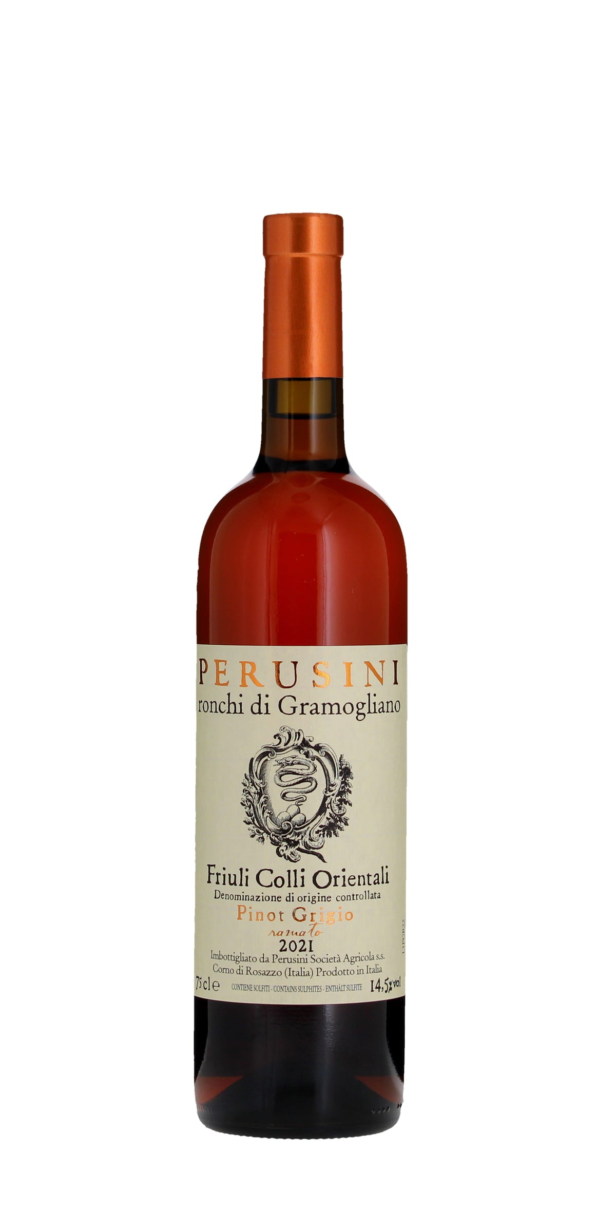 Perusini ronchi di Gramogliano Pinot Grigio Ramato, Colli Orientali del Friuli, Friuli-Venezia Giulia 2023