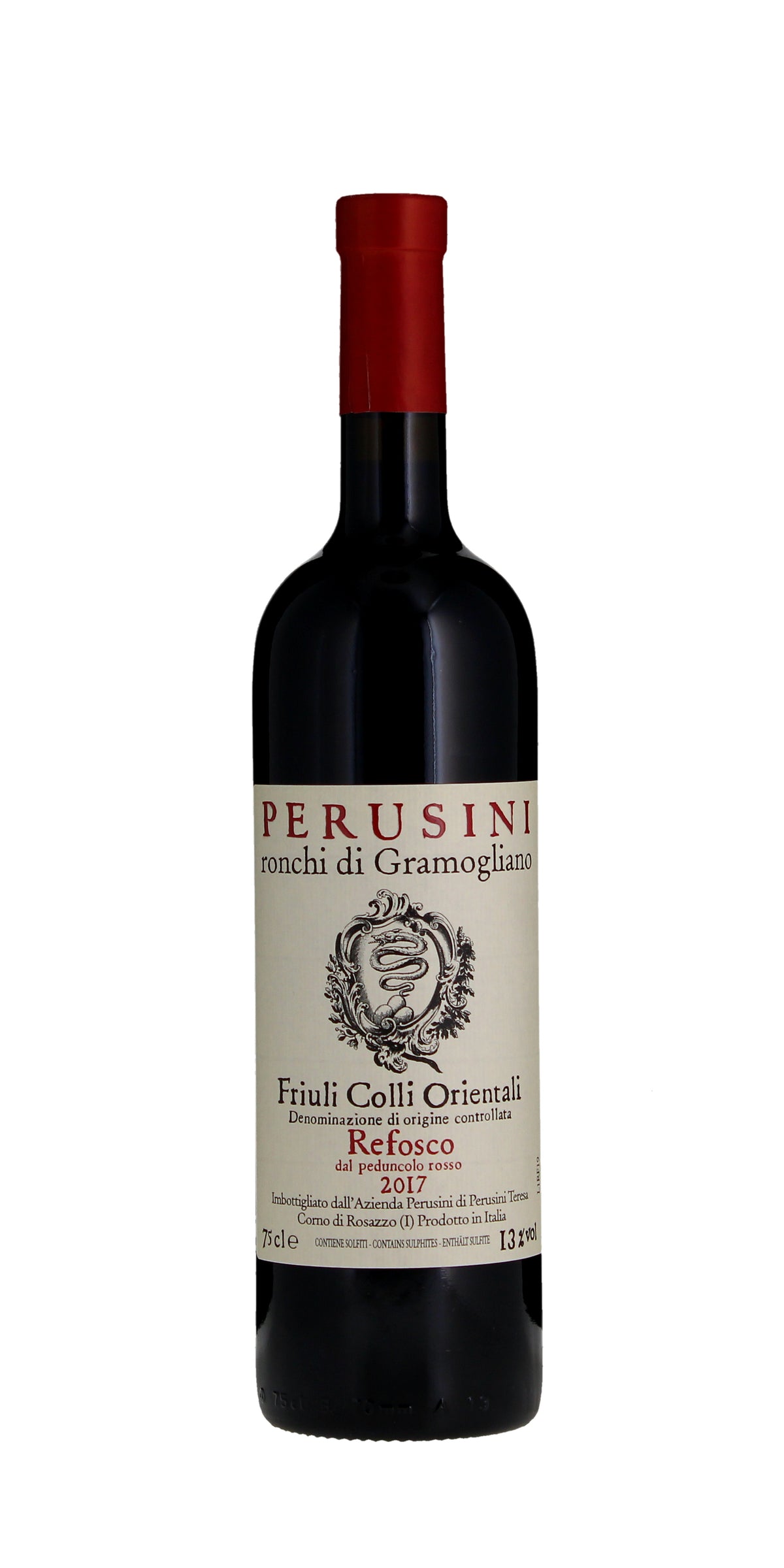 Perusini ronchi di Gramogliano Refosco dal peduncolo rosso Colli Orientali del Friuli, Friuli-Venezia Giulia 2019