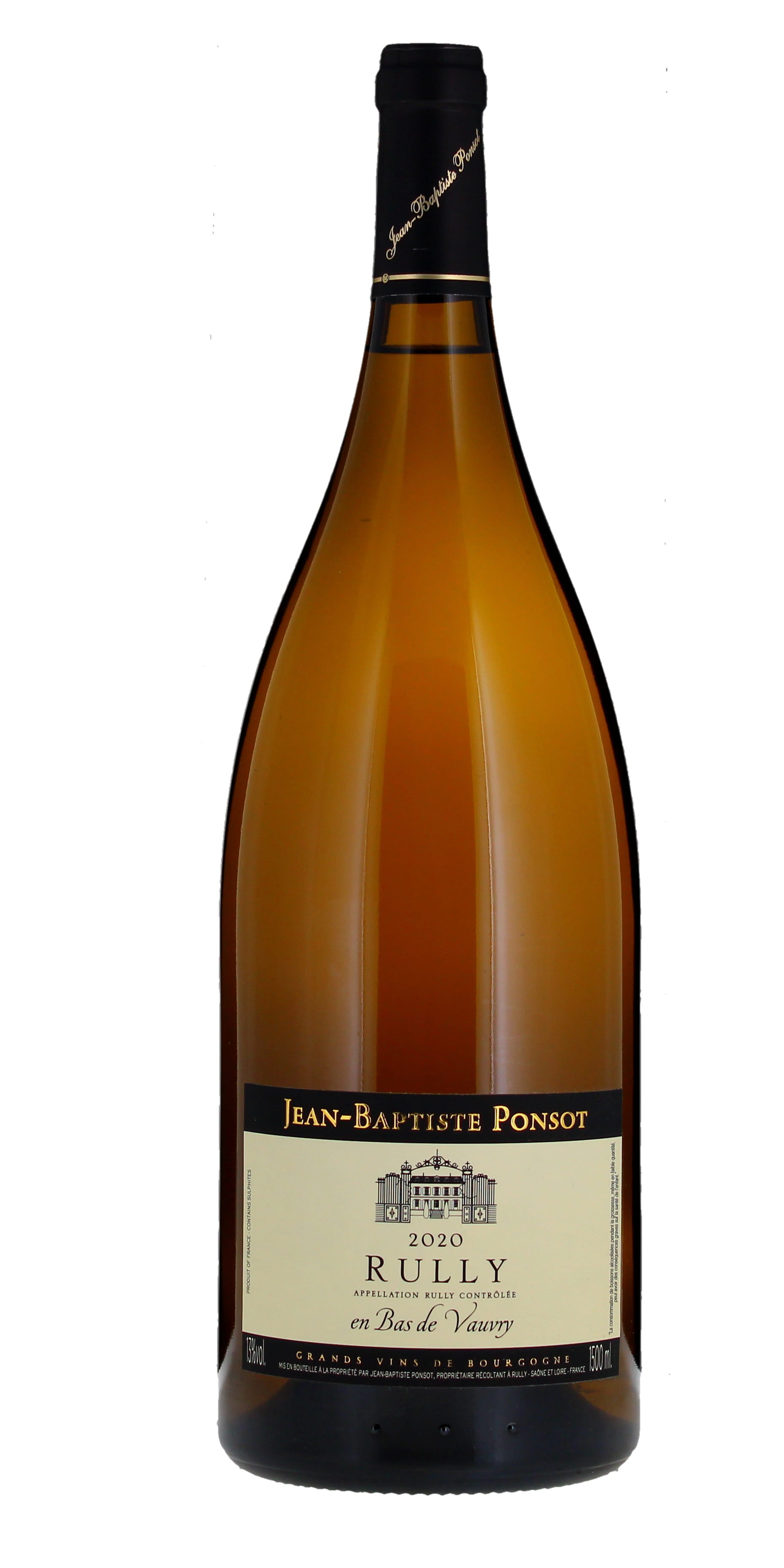 Jean-Baptiste Ponsot, Rully Blanc, En Bas de Vauvy' 2020, 150cl Magnum