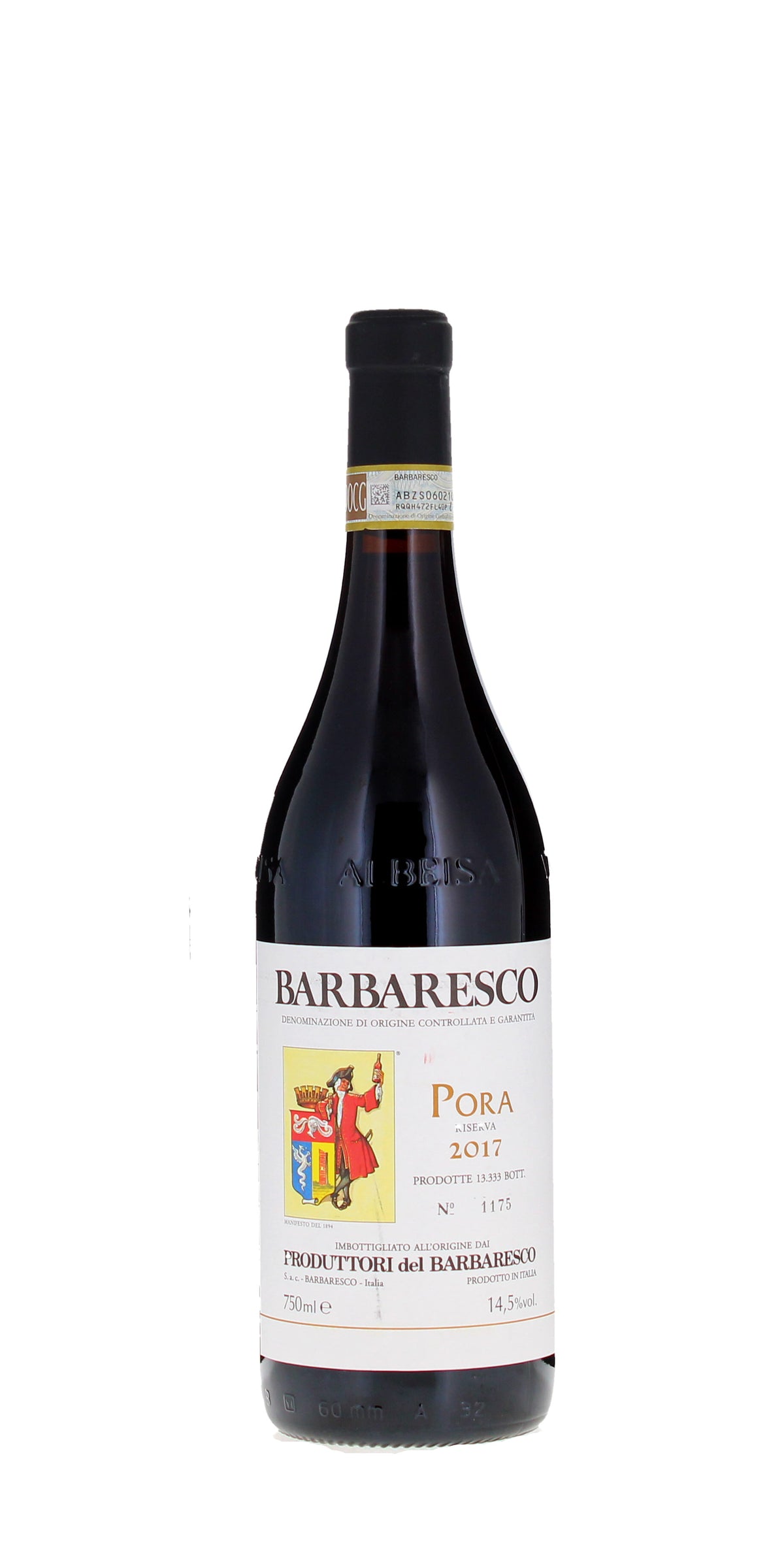Produttori del Barbaresco 'Pora' Barbaresco Riserva DOCG, Piedmont, Italy 2017