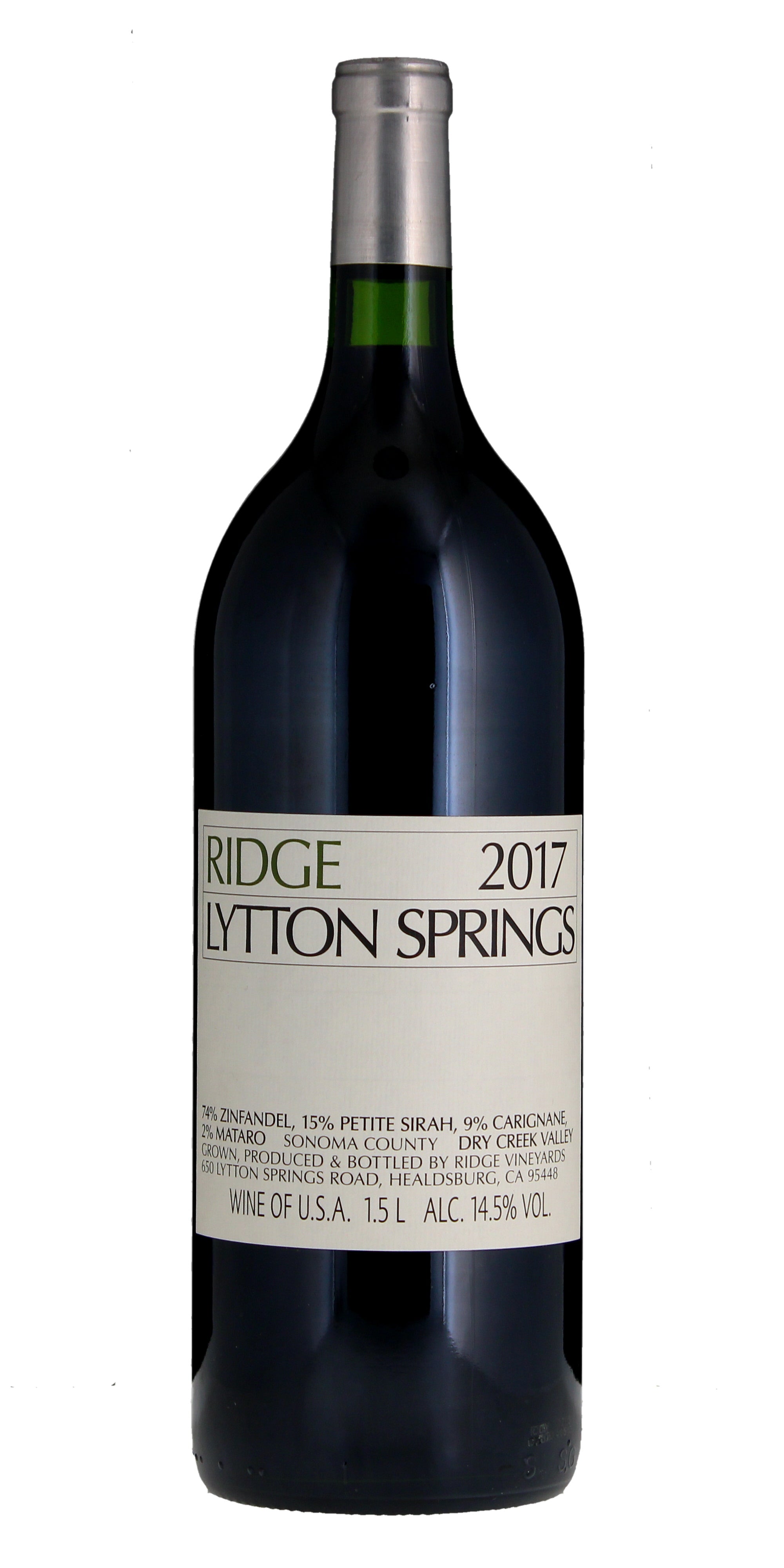 Ridge Vineyards Lytton Springs, Dry Creek Valley 2021 MAGNUM 150cl