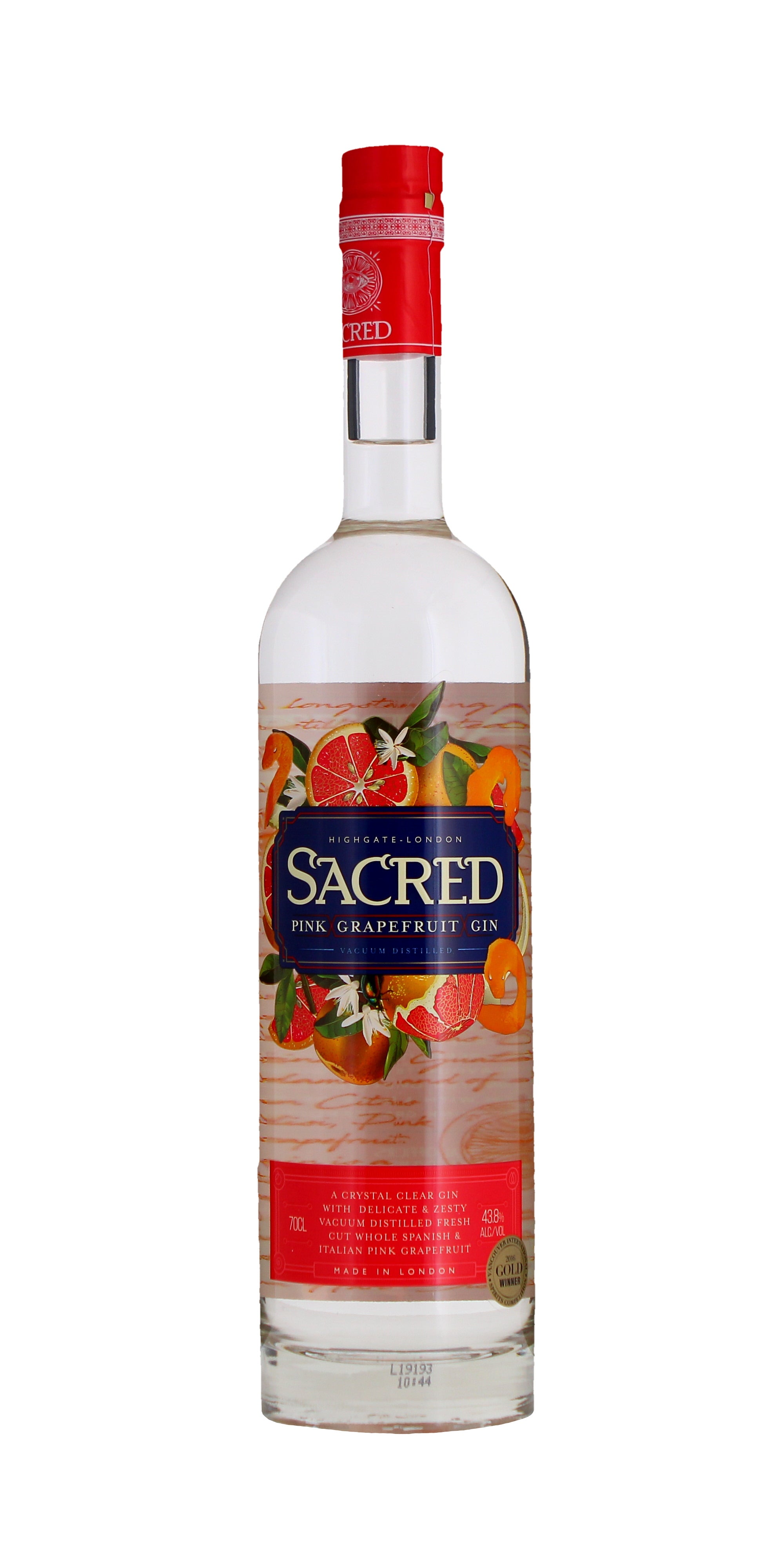 Sacred Pink Grapefruit Gin 70cl