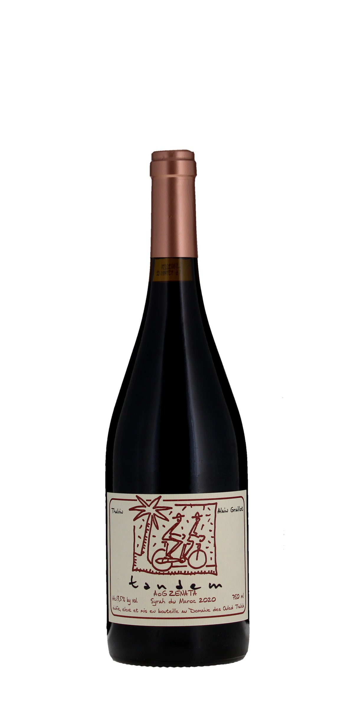 Domaine des Ouled Thaleb Tandem Syrah du Maroc, Zenata, 2021