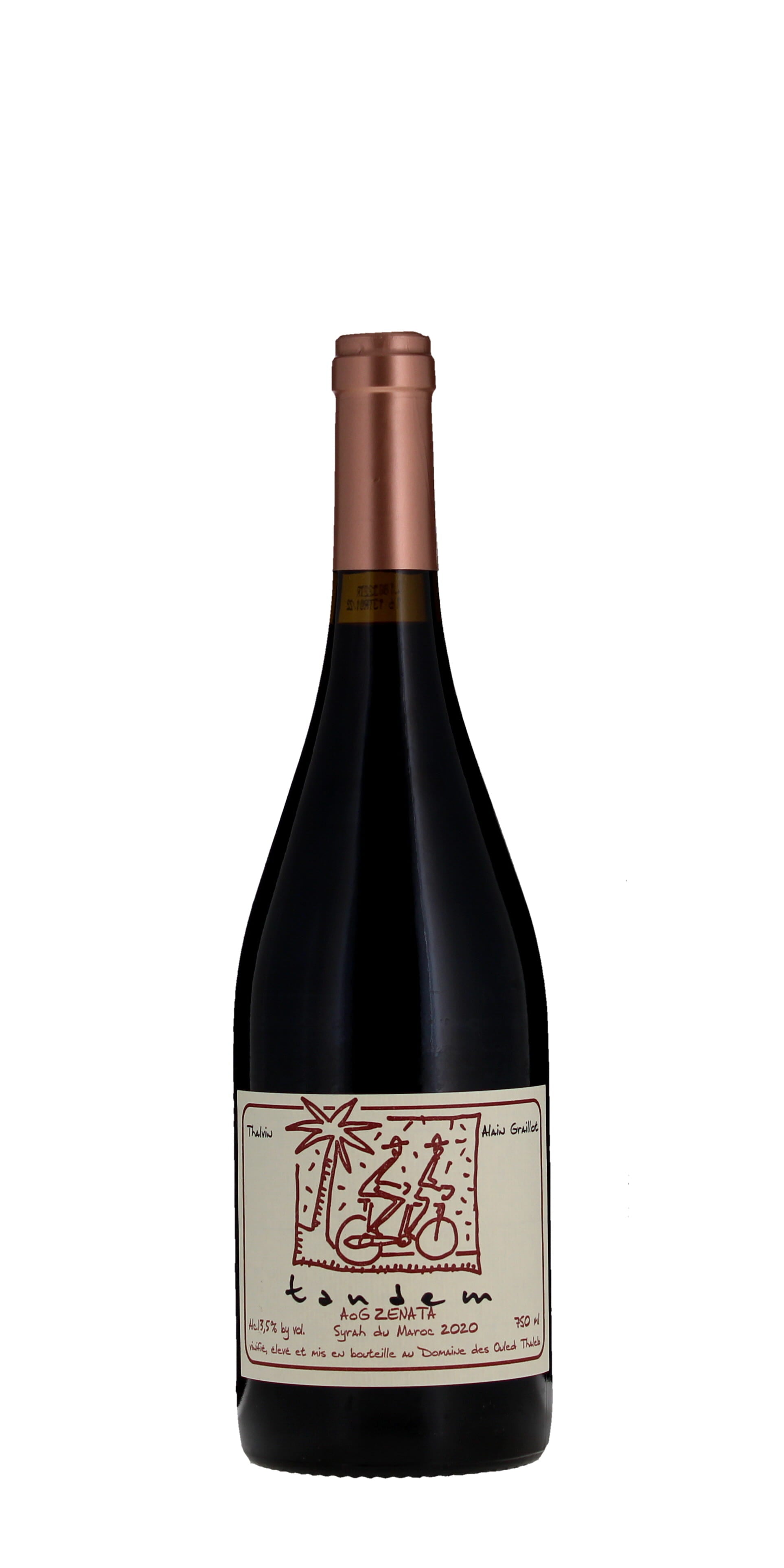 Domaine des Ouled Thaleb Tandem Syrah du Maroc, Zenata, 2022