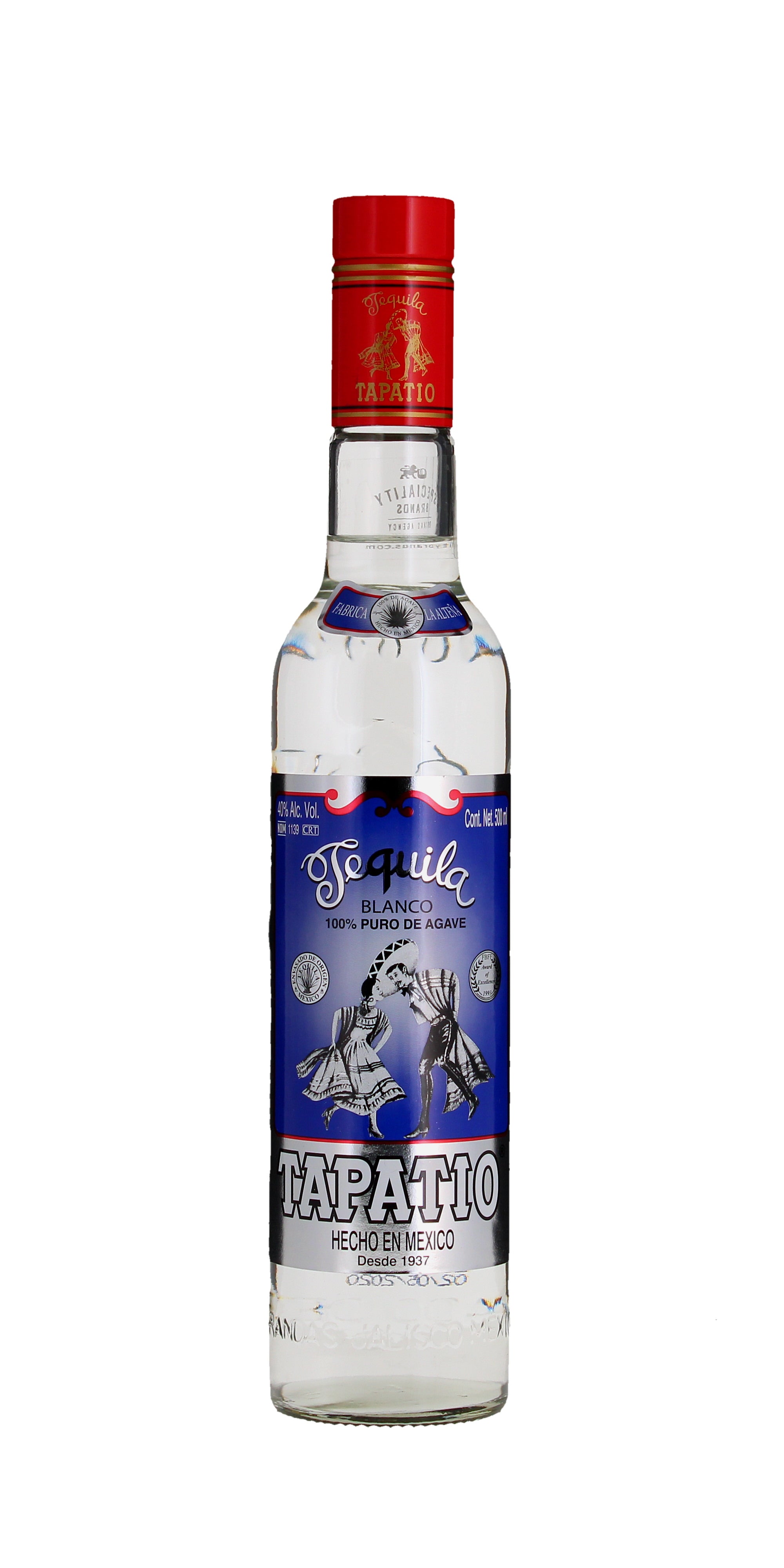 Tapatio Tequila Blanco, Mexico 50CL