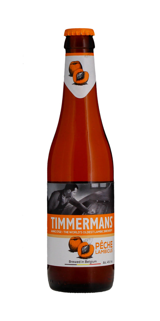 Timmermans Peche Lambicus 4% 330ml Bottle