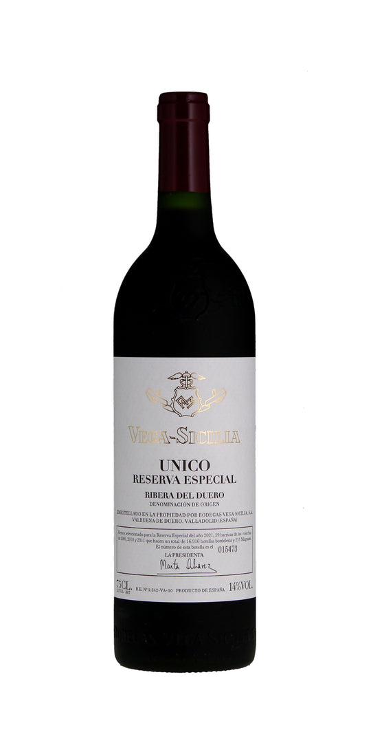 Vega Sicilia, Unico Reserva Especial 2022 Release (08,10,11 Blend)
