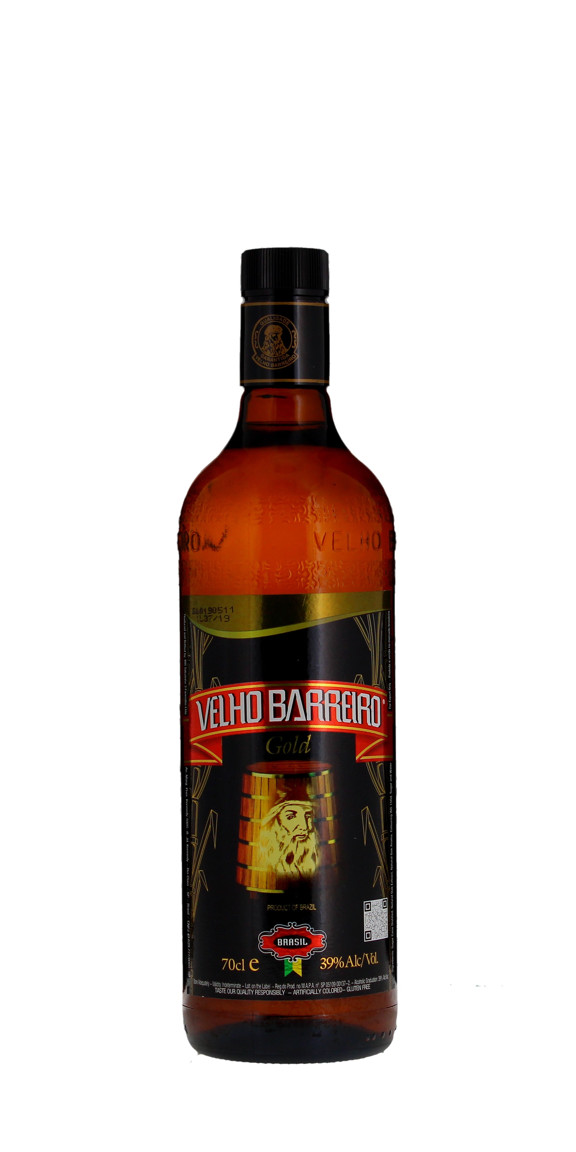 Velho Barreiro Gold Cachaca, Brazil