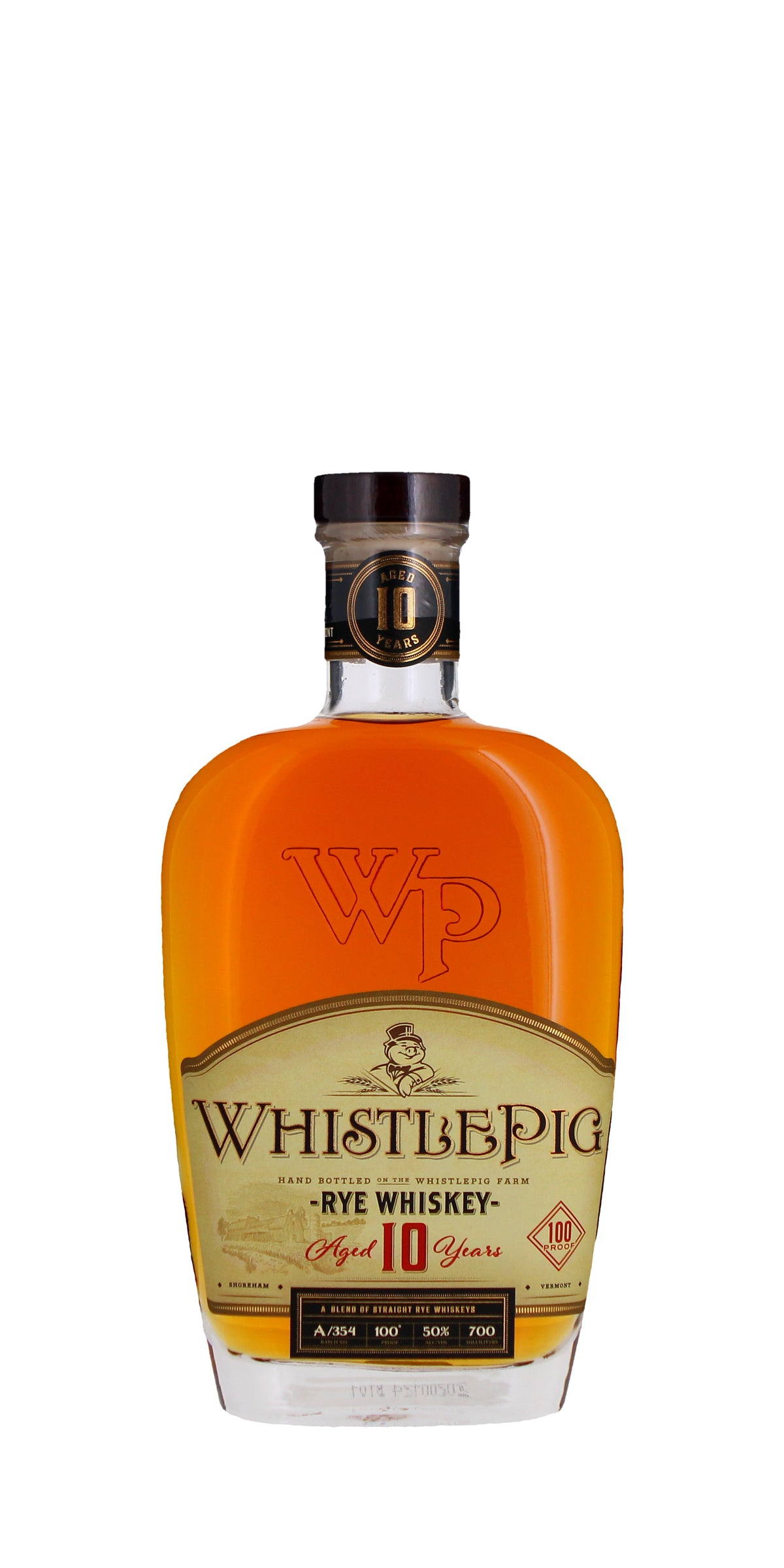Whistle Pig 10yr Rye Vermont