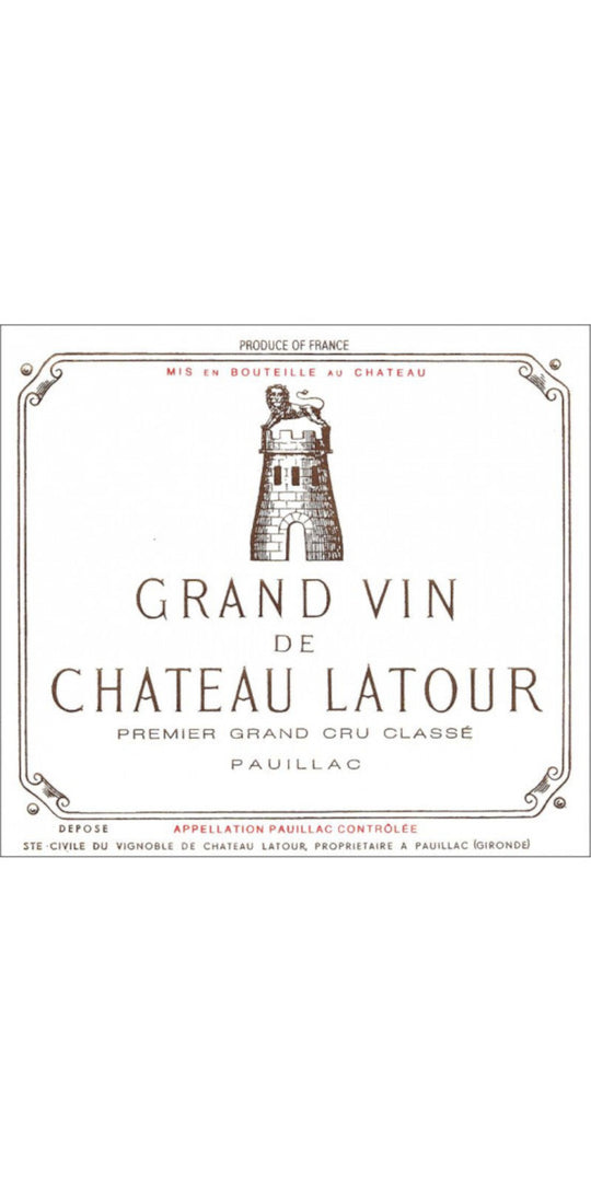 Chateau Latour, Pauillac, France 2005, 6x75cl, IB