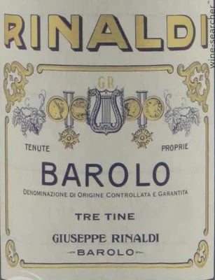 Giuseppe Rinaldi 'Tre Tine', Barolo DOCG, Italy 2018
